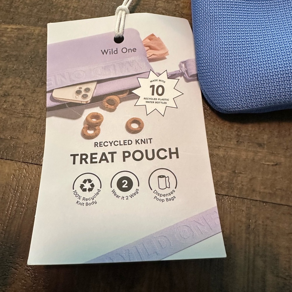Wild One Blue Treat Pouch - Picture 2 of 5